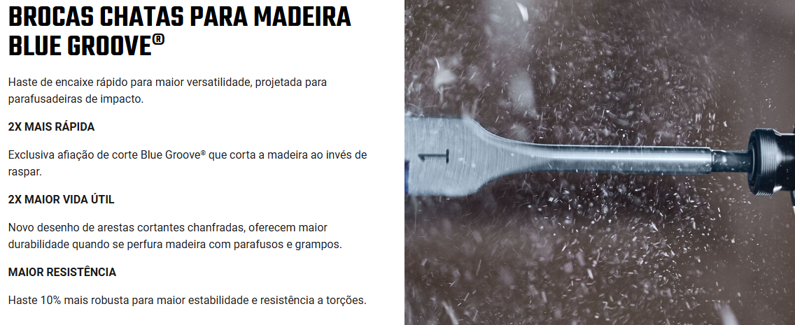 Broca Chata para Madeira - Irwin - Imagem 8
