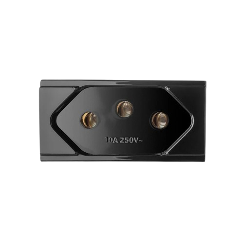 Módulo Tomada 2 Pinos + Terra Soprano - Imagem 2