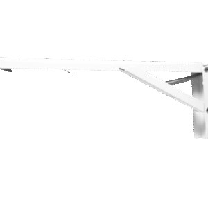 Mão Francesa Branca Dobrável - Par RENNA