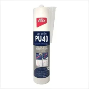 A PU40 da Afix é um adesivo selante de alta performance, à base de poliuretano monocomponente, ideal para colagens e vedações em marcenaria, construção civil e indústria. Com excelente aderência e elasticidade, é perfeita para colar e vedar madeira, MDF, concreto, metais, vidro, cerâmica e outros materiais. ✅ Principais características: Alta resistência mecânica e química Elasticidade permanente Cura por umidade do ar Pintável após cura Não escorre e não retrai 🛠 Aplicações recomendadas: Montagens de móveis Colagem de rodapés e guarnições Vedação de juntas em madeira, vidro e alvenaria Fixações que exigem resistência e flexibilidade
