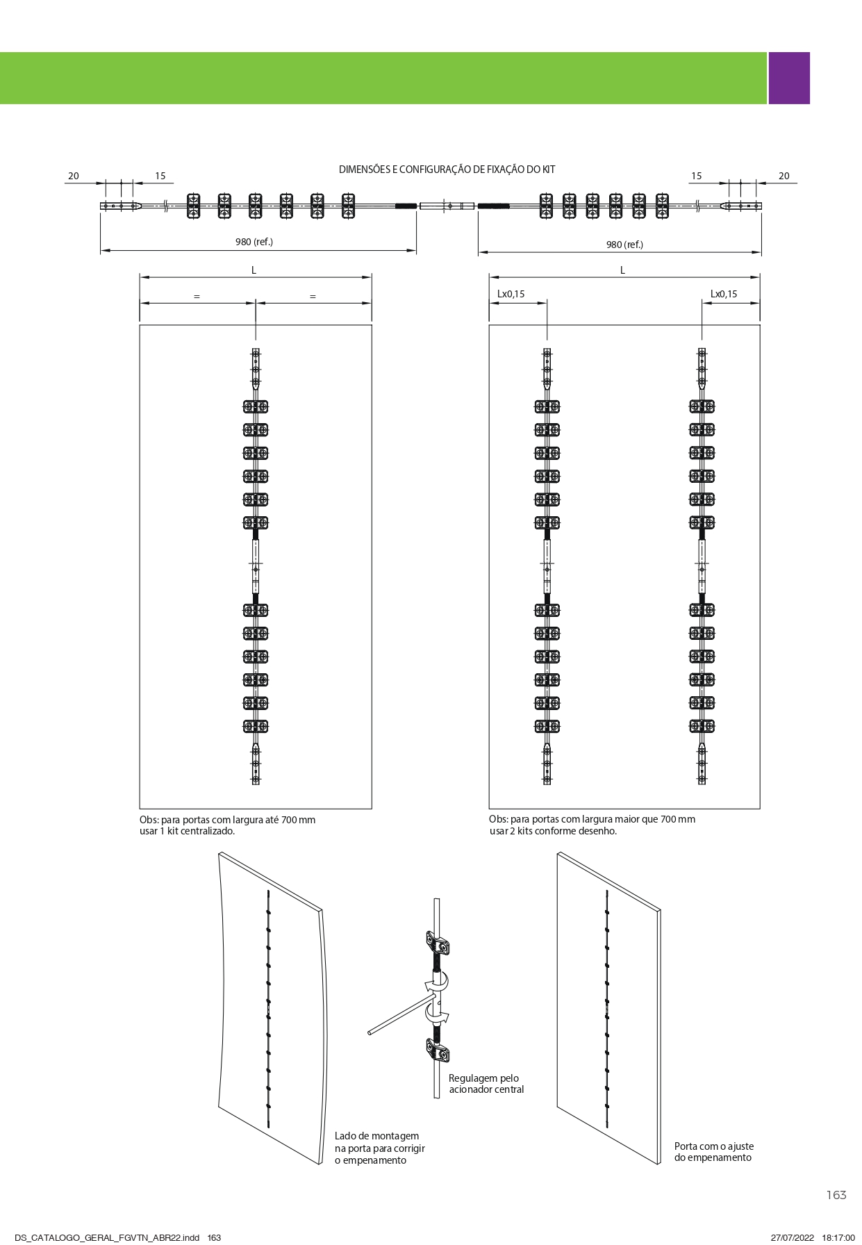 Kit 2 Desempenador de Porta - FGVTN - Imagem 3