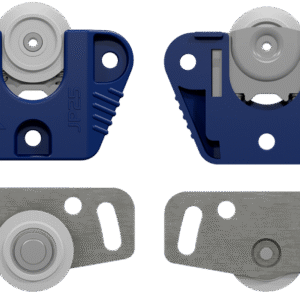 Kit para porta de correr JP25 + GUIA SOBREPOR